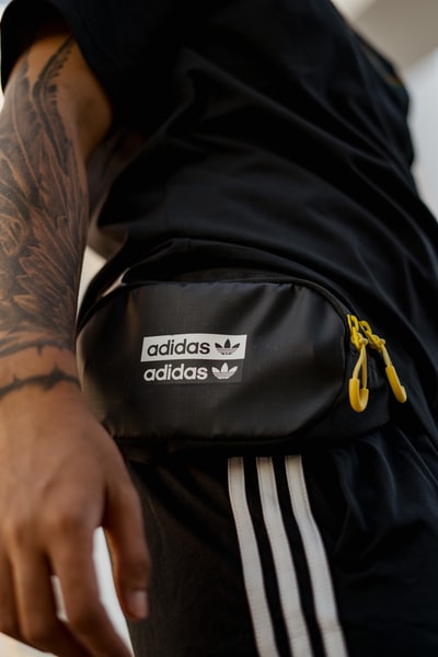 black and white adidas backpack